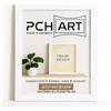 PCH[art] Cornice portafoto Premium da 40 mm in MDF - bianco opaco in 80 x 110 cm - con vetro sintetico antiriflesso - Formato verticale e orizzontale - Montaggio a parete & Supporto da tavolo - Design moderno