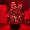 KJsdaADSA Anime Banana Fish Night Light 7 Cambiamento di colore Led Bambini Comodino Action Figure Apparecchi 3D Visual Anime USB Base touch da scrivania con lampada di controllo Ragazzi Giocattolo