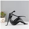 Uziqueif Statua di Donna, Scultura Donna Statua Yoga Statuetta Decorative Resina Soprammobili Regali, Soprammobile Decorativo per casa e Ufficio, 38cm