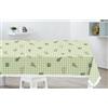 HOME ZEN HOUSEHOLD LINEN Tovaglia in Plastica Impermeabile con Retro Felpato, Frangia Decorativa, Fantasie Assortite Versatile per Tavoli di Cucina e Salotto, varie misure rettangolare e rotondo (DESIGN 3, 120 X 160 CM)