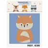 Haberdashery Online Kit mezzo punto con disegni Marvel. Punto croce per i più piccoli Fai da te per bambini. Include tela e fili colorati in base al motivo selezionato. Tela 18 x 15 cm. (636)