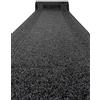Casatessile Tappeto passatoia Larga 67 cm. GREK Antiscivolo, Tappeto Corridoio, Corsia Ingresso, Tappeto Lavello - Nero, 120 cm.