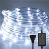 Sonnewelt - Tubo luminoso LED da 40 m, 960 LED, con timer, parte esterna impermeabile, con funzione di memoria, bianco freddo, bianco freddo