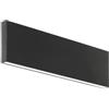Lindby Applique a LED dimmerabile (Moderno) colore Nero, in Metallo ad es. Soggiorno & Sala da pranzo lampadina inclusa applique