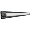 ledscom.de Luce LED sottopensile SIRIS nero opaco, bianco caldo, 2700 K, piatto, 50 cm, 531 lm, 5,9 W, 24V DC, interruttore, sistema ATOM a innesto, IP20, adattatore di rete necessario (non incluso)