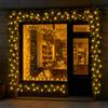 NLIGHTING Catena Luminosa Professionale 100 LED Luce Calda, Cavo Bianco, Effetto Cielo Stellato Fisso e Intermittente, Collegabile fino a 20 Catene, Luci Natalizie da Esterno e Interno per Decorazioni