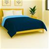 Generico FORTE - Copriletto Singolo Bicolore Ideale per la Mezza Stagione (Pesantezza: 100gr/m²) Trapuntino Singolo 180x270cm Realizzato in Italia, Colorazioni Moderne (Azzurro/Blu)