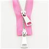 ZOLULA Zip 70/90 cm Giacca Cerniera in Metallo Doppio Cursore Bidirezionale Abbigliamento Fai da Te Indumento Sostituzione Forniture Fatte a Mano (Colore: Rosa, Dimensioni: 70 cm)