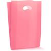 I COUNT CALCOLATRICI Shopper in plastica ROSA, 25x50cm, 100 buste, soffietto 10cm uso non alimentare