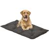 EVERGREENWEB MATERASSI & BEDS Evergreenweb - Materasso per Cane 45x65 alto 8 cm LAVABILE in Lavatrice LETTO MULTIUSO per Animali Domestici Cuscino Ortopedico Waterfoam, Cuccia Tappeto Imbottitura Morbida effetto Piuma color Grigio
