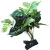 BAZEITFLOW Pianta Realistica Per Acquario Decorazione Piante Finte Base in Piante Per Acquari