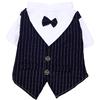 BELLIFFY Vestito Cane Formale per Festa Tuta per Cani Maschi Vestiti per Animali Domestici Creativi Costume Matrimonio Cane Abito Cani Eleganti
