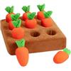 NTHFECG 2026 Nuovo Giochi di fiuto Cane, Animali Domestici Carote Puzzle Giocattolo Attività Cane Tappetino Con 9 Pezzi Carota, Per Cani Di Piccole Grandi Cani E Gattini Stimolazione Mentale del Suo Cane