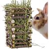 Generico Portafieno,10x19cm Legno Naturale Alimentazione e Conservazione - Alimenti per Animali per Coniglio Piccola Gabbia Accessorio,Criceti, Cincillà, Topi, Interno/Esterno, Case, Gabbie, Gioco, Addestramen