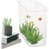 Generico acquario, acquario per principianti - acquario per pesci da tavolo Betta Aquarium - Acquario Turtl paesaggistico, acquario per pesci, acquario decorativo Betta per il ristorante 'hotel
