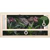 REPITERRA Terrario per rettili e anfibi, terrario in legno con ventilazione frontale, 100 x 40 x 40 cm