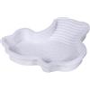 Generico Vaschetta Vasca per Tartarughe di Terra con Rampa‌,Vasca Piscina Vaschetta da Bagno per Tartarughe d'acqua, Laghetto Terrario Ciotola Accessori (#03)