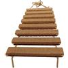 SGLTY Scaletta per gatti da parete per gatti con gabbia in sisal corda per arrampicata per e gatti (scala in sisal completa di 50 cm)