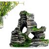 Generico Rocce Del Paesaggio 'acquario - Decorazione Di Una Grotta Di Roccia Alta In Resina, Ornamento Di Paesaggio Acquatico Con Struttura Naturale | Decorazione 'habitat Dei Gamberetti Di Pesce Per I