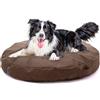 Avalon - Cuscino Cane Sfoderabile e Lavabile Grande in Tessuto Jive Antistrappo Premium, Materasso Cane Anatomico e Impermeabile, Cuccia per Cani Antipelo, Made in Italy(Frisbee 100cm-Tortora)