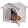 Liakyunf Cuccia Esterna Per Gatti - per Animali Domestici Grandi e Impermeabili,Cuccia Invernale Impermeabile Per Gatti | Per Cuccioli Cani E Animali Domestici Per Interno Giardino Cortile E Balcone