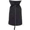 DAIHAN Cappotto per Cani Impermeabile, Giacca Calda per Animali Domestici Abbigliamento Antivento Riflettente Giacche Gilet per Protezione,Nero,M