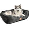Nobleza Cuccia Per Cani Interno, 87x77cm Cuscino Morbido, Letto Traspirante Lavabile Per Animali, Nero