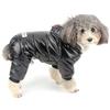 Ranphy Tuta da Neve Impermeabile per Cani Foderata in Pile Cappotto Invernale con Cappuccio Abbigliamento per Cuccioli Imbottito Giacca con Cappuccio Ragazzo Ragazza Parka per Cani di Piccola
