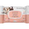 Beauty Case Pet Salviette Detergenti Cani e Gatti XL 20x30cm - 40x Salviette Umidificate Cane - Testate, Extra morbide, Antiodore - Profumazione Fiori e Agrumi