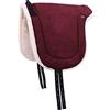 QHP Bareback Pad in Size: Shetland (EU). - Dark Rosso - Shetland