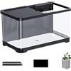 Generic Kit Acquario in Acrilico per Pesci - Serbatoio Piccolo con Decorazioni di Base per Pesci Rossi
