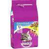 WHISKAS Crocchette per Gatti Sterilizzato - Pollo, 1.75 kg