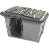 Pet's Market Casetta per Cani e Gatti in Plastica Riciclata Cuccia Griglia di Aerazione 93x73x60h