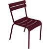 Fermob - Sedia impilabile Luxembourg - Viola - Alluminio laccato - Designer Frédéric Sofia