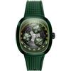 Nubeo Orologio da uomo 46 mm Tri-Star Orbit Automatic Limited Edition con cinturino in gomma NB-6116