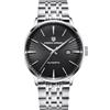 TYBERLEY Moda Uomo Orologio Meccanico Automatico Acciaio Inox Cinturino in Pelle Impermeabile Semplice Orologi da Polso Business sportivo PD2770