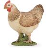 Papo - Statuetta Gallina Realistica - 3 Anni + - Collezione La Vita in Fattoria - Gioco Educativo Animali da Fattoria - Idea Regalo Giocattolo Bambina Bambino