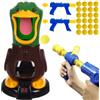 KRUZZEL Giocattolo da tiro, anatra affamata con 2 pistole per pompa ad aria, bersaglio, 24 palline in schiuma Blaster Ziel-Shooting 22959