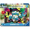 Ravensburger - Puzzle 4 Anni, Giant Floor Puzzle 60 Pezzi, Puffi - Puzzle Bambini 4 Anni, Collezione Puffi, Giochi Educativi e Divertenti, Idee Regalo