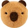 TY Barry Capybara Bouncer Plush - Morbido peluche rotondo Capybara con viso ricamato - Simpatico mini peluche marrone per bambini, bambini e collezionisti