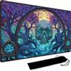 MPLRC PLAYMAT Tappetino da gioco MTG per giochi da tavolo + borsa impermeabile nera, bordi cuciti, superficie in gomma liscia, tappetino da gioco MTG con zone (un tappetino da gioco originale) (senza zona,4)