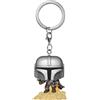 Funko POP! Keychain: Star Wars: The Mandalorian - Mango - Mando With Blaster - Mini Figura in Vinile da Collezione Novità Portachiavi - Riempitivi per Calze - Idea Regalo - Merchandising Ufficiale