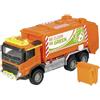 Majorette 213743000 Grand Series City FMX Camion della Spazzatura pressofuso, Taglia Unica, Arancione