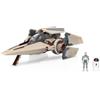 Jazwares Star Wars Micro Galaxy Squadron V-Wing Starfighter (Armada Edition) - Veicolo da 7,6 cm con ali del radiatore più due accessori per micro figure da 2,5 cm
