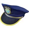 Generico Cappello Da Poliziotto Per Bambini - Accessorio Per Feste Di Ruolo In Stile Ufficiale, Berretto Per Costume Di Halloween | Copricapo Uniforme Per Bambini In Maschera, Gioco Scolastico, Teatro, Giocatt