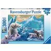Ravensburger 129478 Regno dell'Orso Polare, Puzzle 300 Pezzi XXL per Bambini, Età Raccomandata 9+
