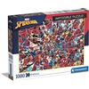 Clementoni Impossible Puzzle-Spider-Man - Puzzle, Medium, 1000 pezzi, Multicolor, 39657