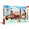 Trefl, Puzzle, Cani a Londra, 1000 Elementi, Città Divertenti, Qualità Premium, per Adulti e Bambini da 12 anni