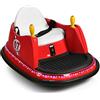 DREAMADE Autoscontri Elettrici per Bambini, Autoscontro Cavalcabile a Batteria con Telecomando in PP di Alta Qualità, Veicolo Ricaricabile con Luci, Clacson e Musica,Carico 20 kg, 75x57x42cm (Rosso)