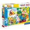 Clementoni - 23756 - Supercolor Puzzle - Topo Gigio - 104 maxi pezzi - Made in Italy, puzzle bambini 4 anni+